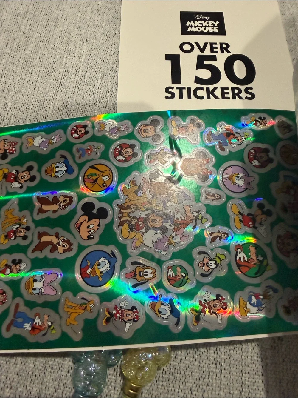 6 piece bundle Disney Mickey Mouse Over 300 Stickers 5 twist pens cute gift
